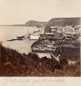 1860s from east cliff Salcombe Hill